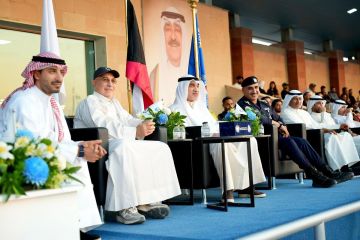 اليوسف يقوم بزيارة ميدانية إلى ميادين الفروسية والرماية التابعة لاتحاد الشرطة الرياضي