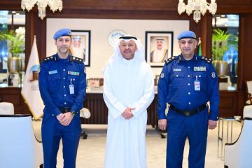 محافظ الفروانية بحث مع الإطفاء رفع مستوى السلامة