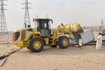 البلدية: إزالة 33 مخيما ورفع 22 عربة متنقلة شمالا