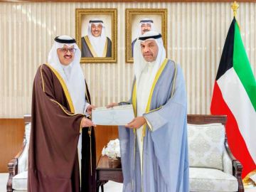 اليحيا تلقى رسالة من نظيره السعودي اليحيا تلقى رسالة من نظيره السعودي