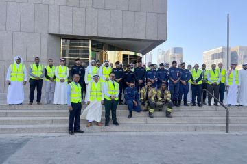  الأهلي نظم إخلاء وهميا لمقره الرئيسي