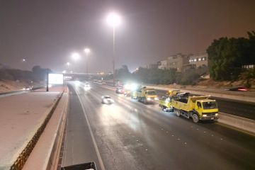 تنظيف الخطوط السريعة في محافظة حولي