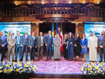  علي عبدالوهاب و كيورا هيلث ترعيان حفل السفارة السويدية