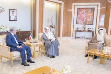 حمد الجابر وثامر الجابر استقبلا سفيري المغرب واليمن