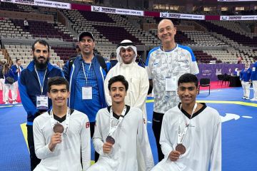  الكويت للشباب يحقق 3 ميداليات برونزية ضمن منافسات بطولة قطر الدولية للتايكوندو