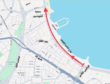  المرور إغلاق جزئي لشارع الخليج العربي بإتجاه أبراج الكويت لمدة 15 يوما