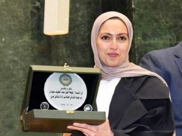 تكريم عربي للكويتية شيخة سعيدان