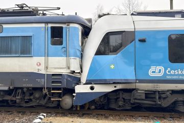 اصطدام قطارين في التشيك اصطدام قطارين في التشيك