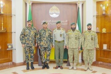 وكيل الحرس بحث مع الجيش الأردني سبل التعاون