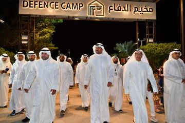 افتتاح المخيم الربيعي لوزارة الدفاع في صبحان