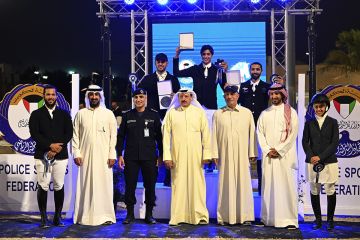 الفارس علي أحمد الخرافي بطل الجولة الثالثة لدوري الفروسية