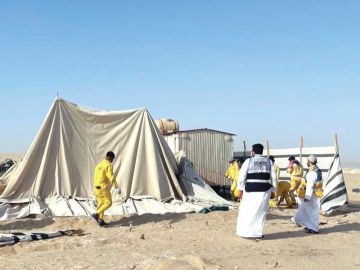 إزالة 50 مخيما مخالفا في المنطقة الشمالية