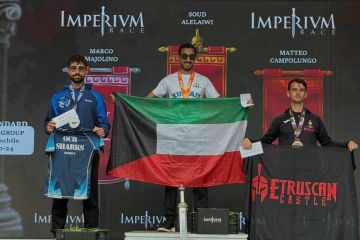 منتخب الكويت يتألق في سباق إيطاليا الدولي لتخطي الحواجز