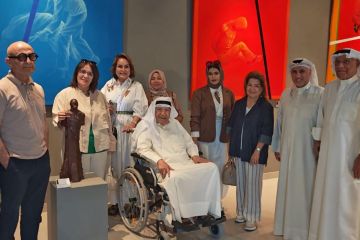 تشكيليون يزورون متحف سامي محمد تشكيليون يزورون متحف سامي محمد