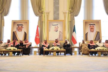 ديوان دار جابر يقيم مأدبة غداء تكريما للأمير تركي بن محمد بن فهد