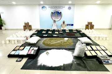 ضبط كميات من المواد المخدرة معدة للترويج