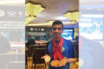 العتيبي يحصد 9 ميداليات في  العربية  و غرب آسيا 