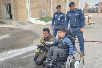  الإطفاء احتفلت باليوم العالمي لذوي الاحتياجات