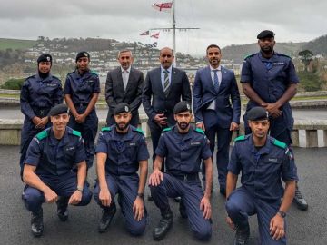 مبارك اليوسف: تنفيذ خطط التطوير ورفع الكفاءة المهنية لمنتسبي خفر السواحل مبارك اليوسف: تنفيذ خطط التطوير ورفع الكفاءة المهنية لمنتسبي خفر السواحل