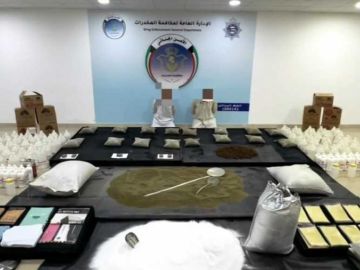 الداخلية : ضبط كميات ضخمة من المخدرات وإحباط ترويجها داخل البلاد الداخلية : ضبط كميات ضخمة من المخدرات وإحباط ترويجها داخل البلاد