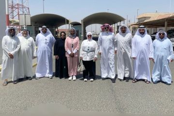 القلاف تفقدت منفذ العبدلي لمتابعة حركة البضائع والتفتيش الجمركي القلاف تفقدت منفذ العبدلي لمتابعة حركة البضائع والتفتيش الجمركي