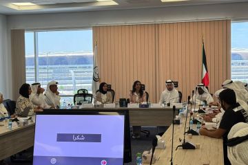 الأشغال و الطيران المدني تبحثان مستجدات مبنى T2 بمطار الكويت الأشغال و الطيران المدني تبحثان مستجدات مبنى T2 بمطار الكويت