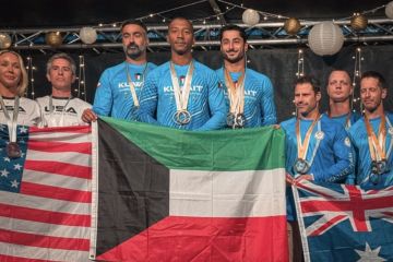 منتخب الكويت يحقق المركز الأول ببطولة العالم للقفز المظلي في التشيك 2025