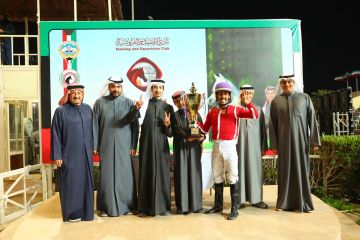  شاهين المغيرة بطلا لكأس مربط الدانات في نادي الصيد