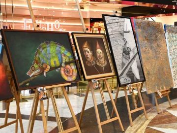 51 لوحة فنية إبداعية.. في ملتقى الصالحية التشكيلي 