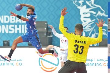 أزرق اليد ودع «الآسيوية» بعد خسارته أمام قطر