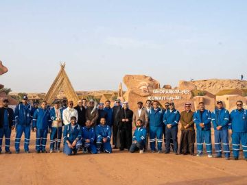 وزير الإعلام يفتتح مشروع جيوبارك الكويت