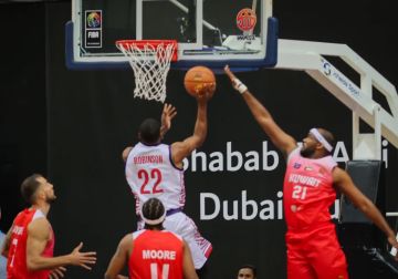  أبيض السلة يحسم مواجهة الشارقة بفوز عريض في غرب آسيا