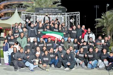 متسابقو الكويت يتصدرون 3 فئات ببطولة البحرين لسباقات السرعة