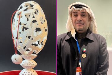 صباح أسد يشارك في بينالي بكين الدولي للفنون 