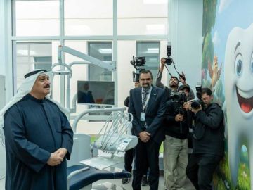 العوضي يفتتح ناصر السعيد لأسنان الأطفال: أيقونة طبية عالمية