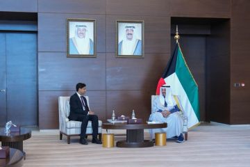 رئيس الوزراء يستقبل السفير البريطاني ورئيس الأكاديمية الوطنية للعلوم الأميركية