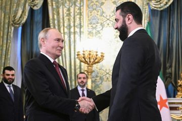 بوتين يبحث والشرع اليوم مستقبل الوجود العسكري الروسي في سورية بوتين يبحث والشرع اليوم مستقبل الوجود العسكري الروسي في سورية