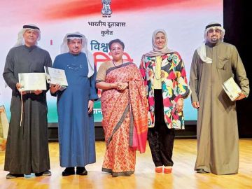 تكريم 4 كويتيين.. في اليوم العالمي للغة الهندية