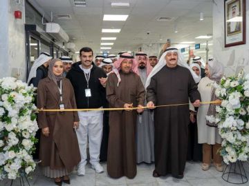 وزير الصحة يفتتح مركز غرب عبدالله المبارك الصحي