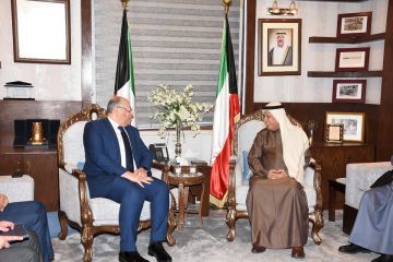 الفضالة بحث مع السفير المصري أوضاع البدون الدارسين في مصر