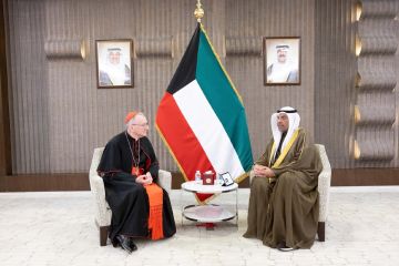 الكويت والفاتيكان ترحبان بزيارة أمين سر البابا ليو الـ14 إلى البلاد
