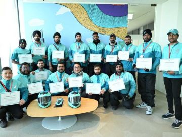  ديليفرو تقدم الجوائز السنوية للسائقين الملتزمين بقوانين السلامة