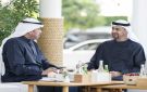 الشيخ محمد بن زايد يستقبل وزير الدفاع بمناسبة زيارته للإمارات