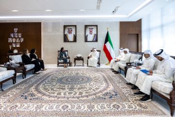 وزير الخارجية يبحث ومسؤولة أممية جهود البحث عن المفقودين الكويتيين واستعادة الممتلكات الكويتية
