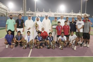 خيطان والمطوع بطلا  تنس الناشئين 