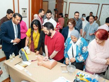 ورشة عمل لجمعية القلب الكويتية: تدريب ألف طالب ومعلم على مهارات الإنعاش القلبي ورشة عمل لجمعية القلب الكويتية: تدريب ألف طالب ومعلم على مهارات الإنعاش القلبي
