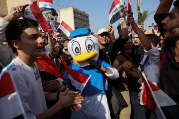 مظاهرات تشرين تعود إلى بغداد في ذكراها السابعة مظاهرات تشرين تعود إلى بغداد في ذكراها السابعة