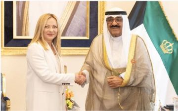 أمير الكويت يبحث مع رئيسة وزراء إيطاليا التطورات الإقليمية والدولية أمير الكويت يبحث مع رئيسة وزراء إيطاليا التطورات الإقليمية والدولية