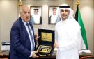 الجلاهمة يستقبل رئيس الاتحاد الفلسطيني لكرة القدم - kw