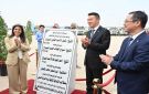 المشعان تضع حجر أساس محطة كبد الشمالية لتنقية مياه الصرف الصحي